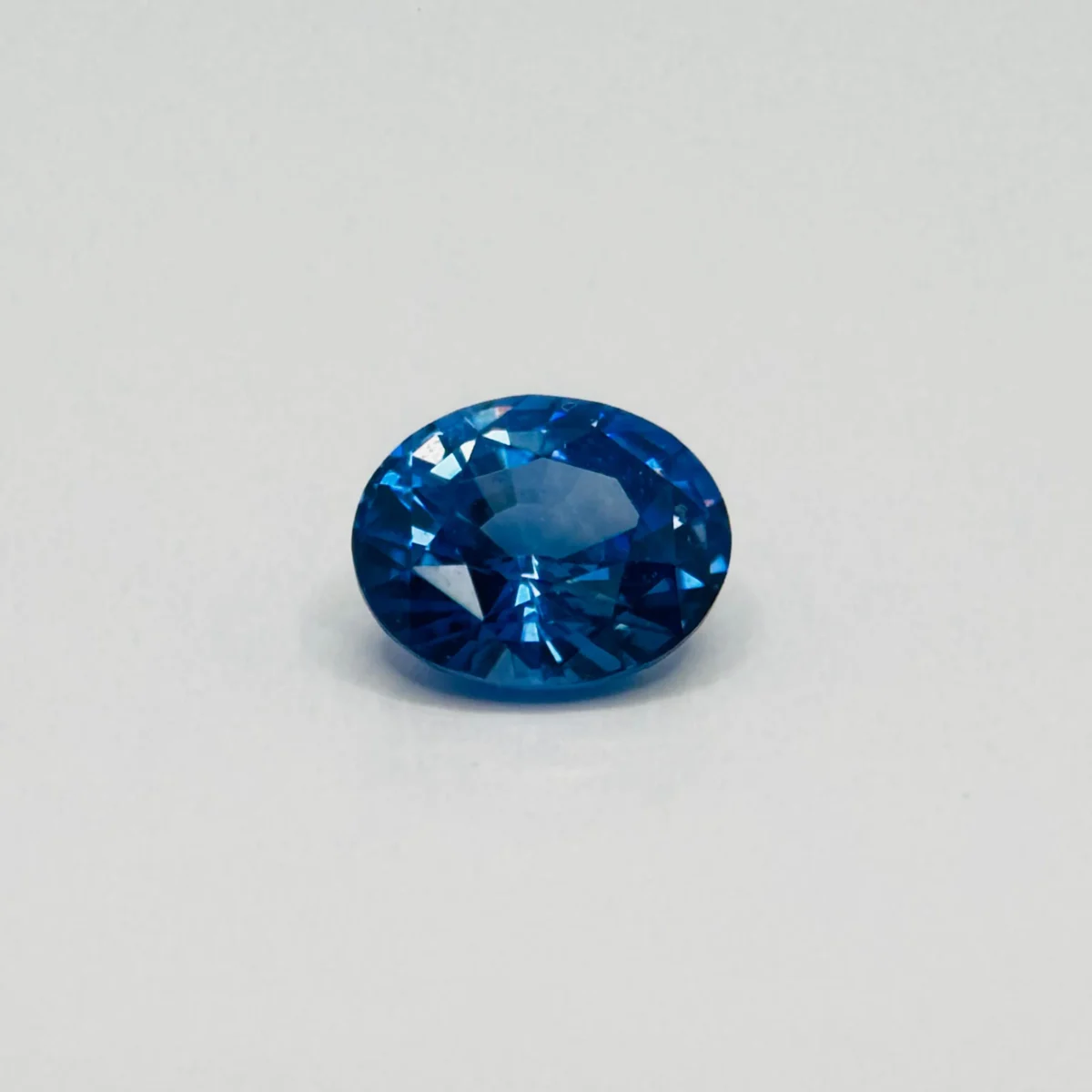 Natural Ceylon Vivid Blue Sapphire Round